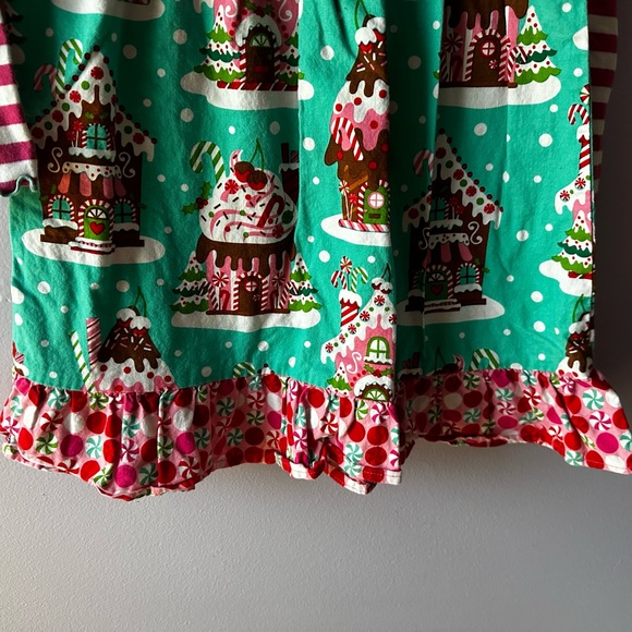 Baxter & Beatrice Christmas Cupcake Gingerbread House Dress Size 4T - Picture 4 of 10